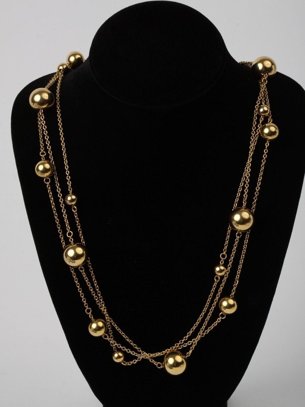 Roberto Coín 18k gold Pallini collection Ball by the yard multi layer necklace